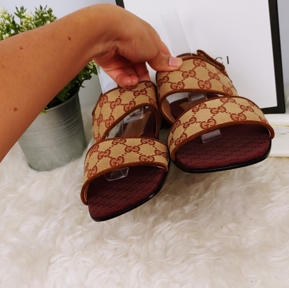 ?GUCCI Slingback GG Sandals main image 5